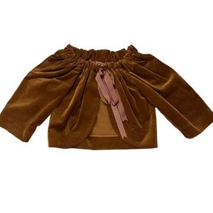 Trina Turk Velvet Jacket / Capelet size P